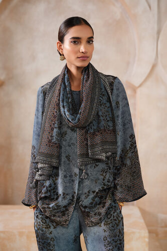 Arini Stole - Blue, Blue, image 1