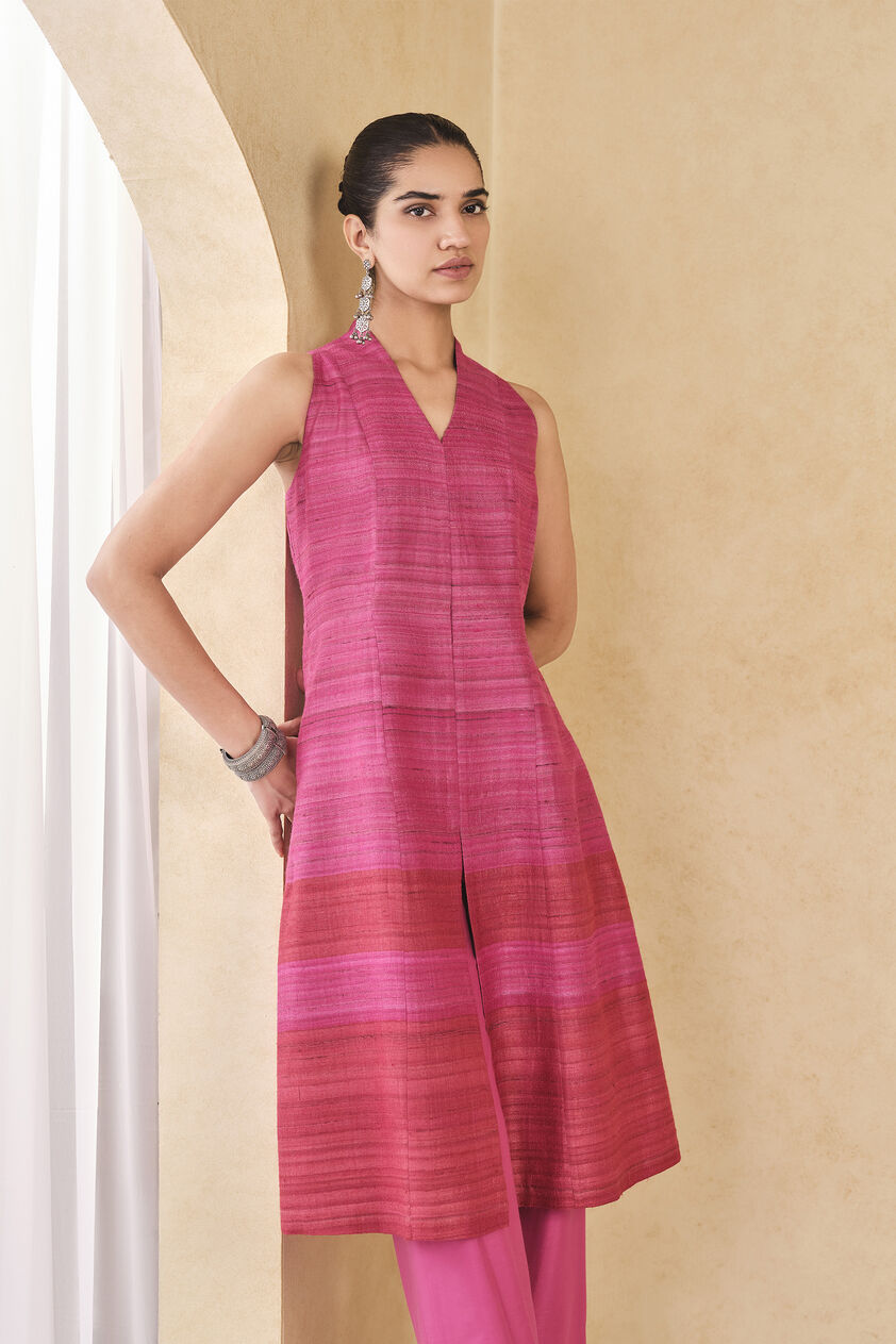 Kirabo Silk Co-ord - Pink, Pink, image 4
