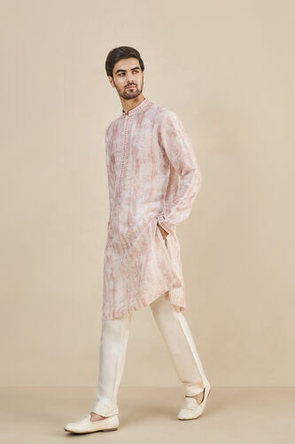 Mrig Kurta - Peach, Peach, image 2