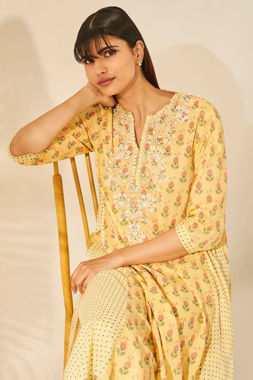 5 - Halia Kurta Set &ndash; Yellow, image 5