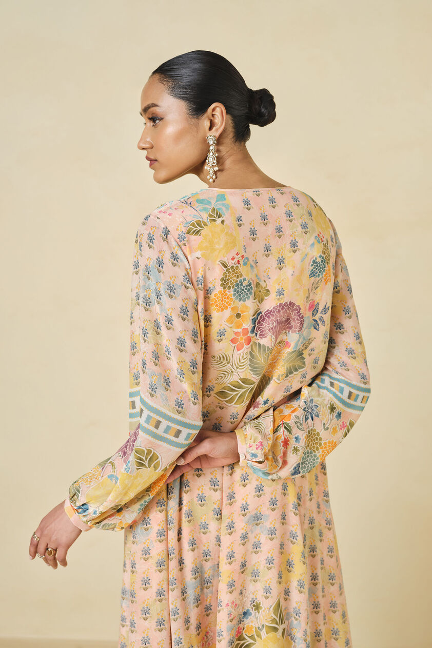Morcan Printed Kaftan - Blush, Blush, image 5