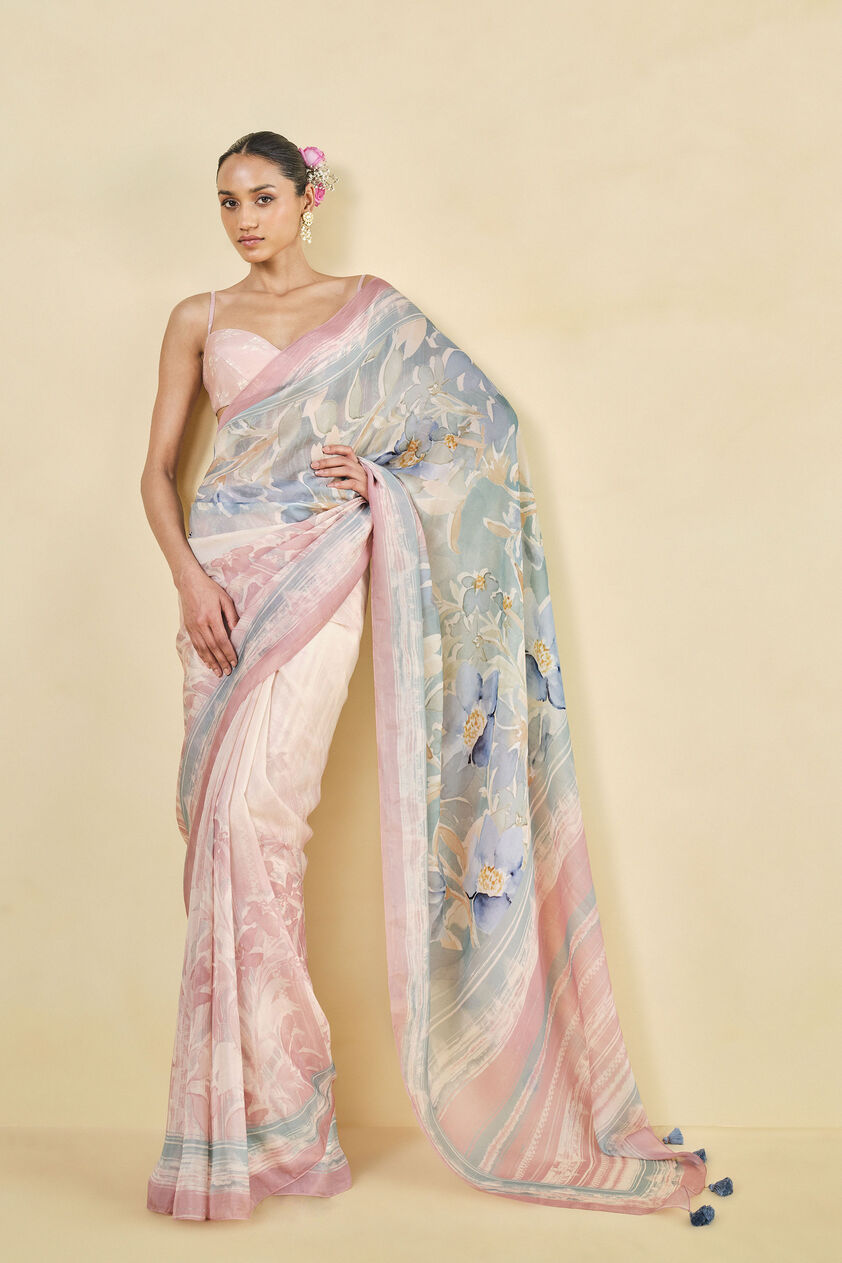 Souline Saree, Blush, image 1
