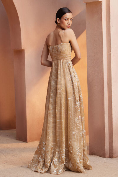 Nusayba Gown - Flesh