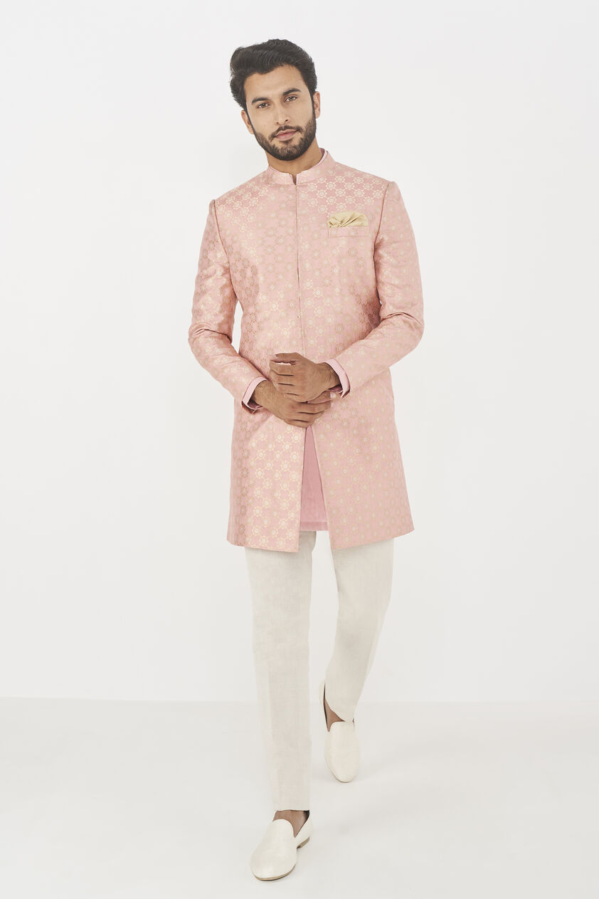 Jivin Sherwani- Pink, Pink, image 1