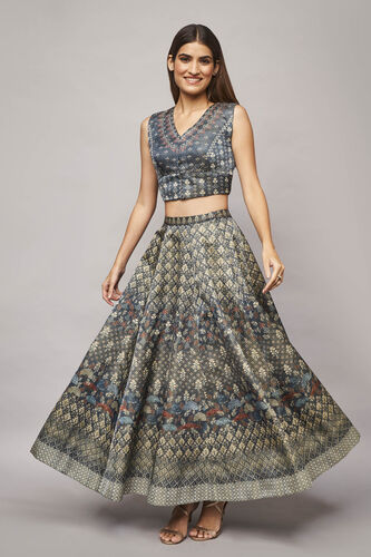 Amal Skirt Set - Grey, Grey, image 4