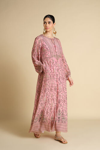 Niral Printed Kaftan - Blush, Blush, image 3