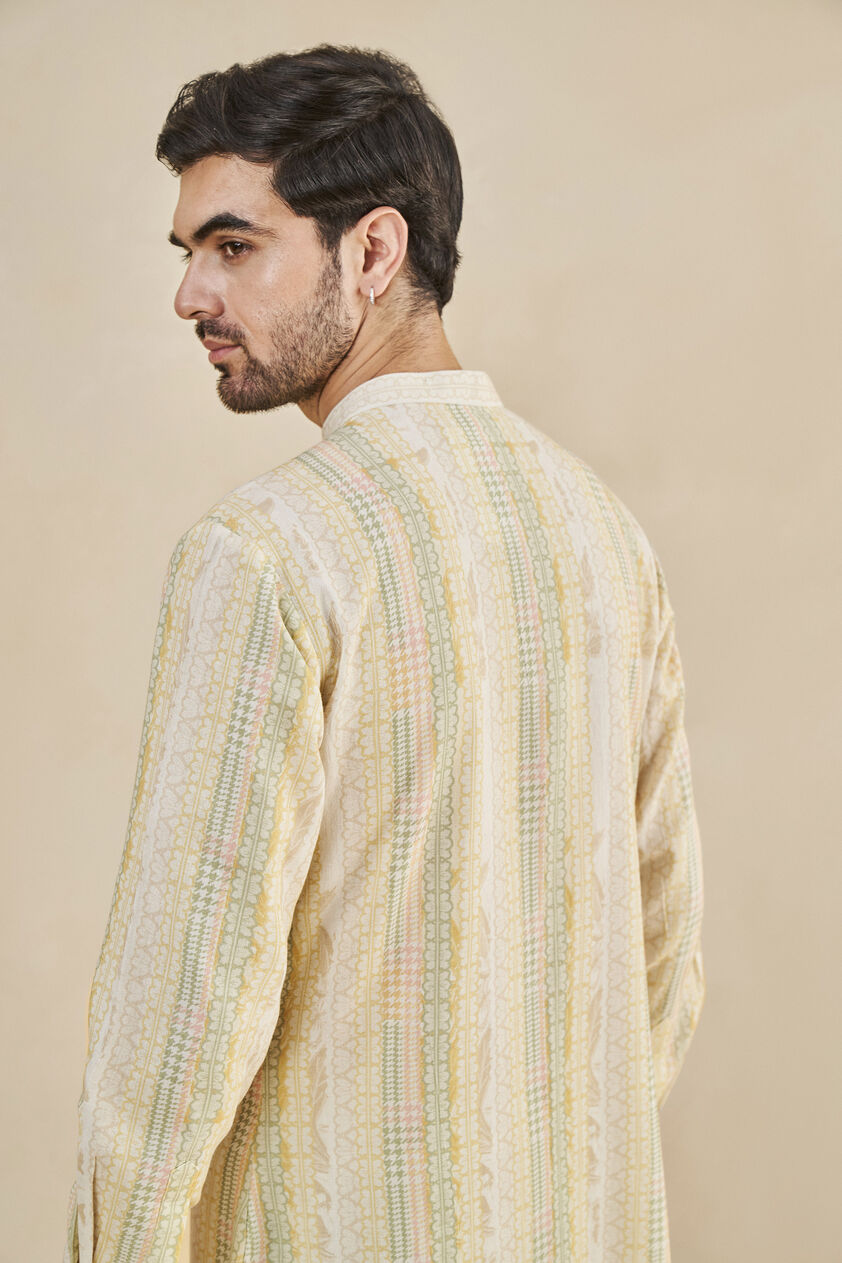 Prasit Kurta - Mustard, Mustard, image 4