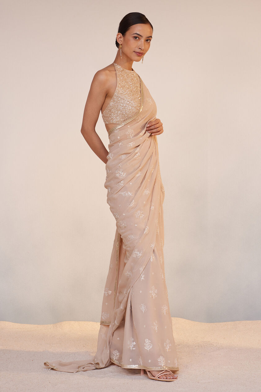 Iqra Saree - Flesh, Flesh, image 2