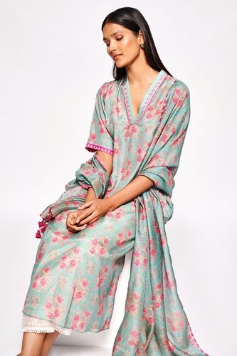 4 - Miran Stole – Blue, image 4