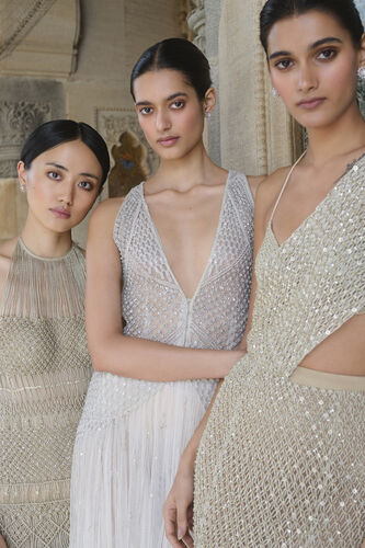 Dreamora Macrame Skirt Set - Silver, Silver, image 6