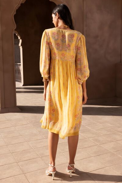 Fiona Dress - Yellow
