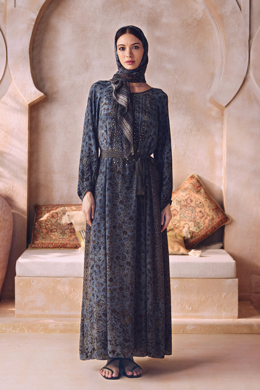 Izara Kaftan - Blue, Blue, image 1