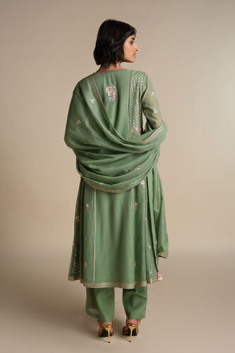 Avayah Embroidered Mul Suit Set - Sage, Sage, image 2