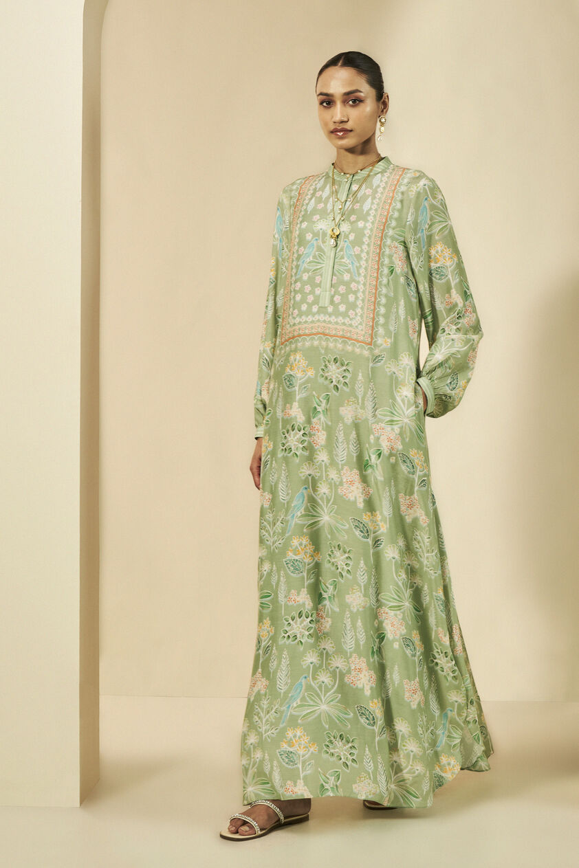 Wynstan Kaftan - Sage, Sage, image 1