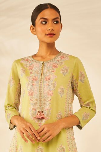 5 - Mehar Kurta Set &ndash; Lime, image 5