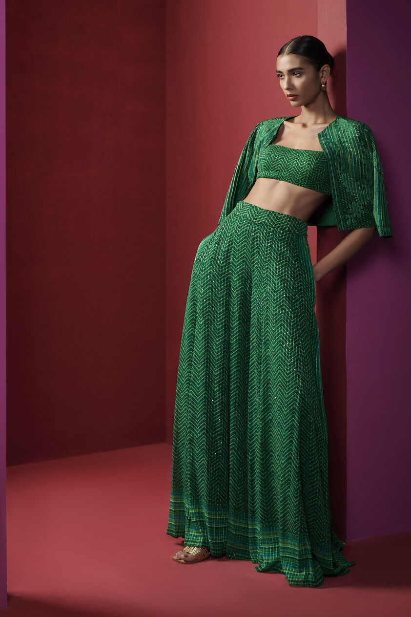 Lysandra Jacket Set - Green, Green, image 1