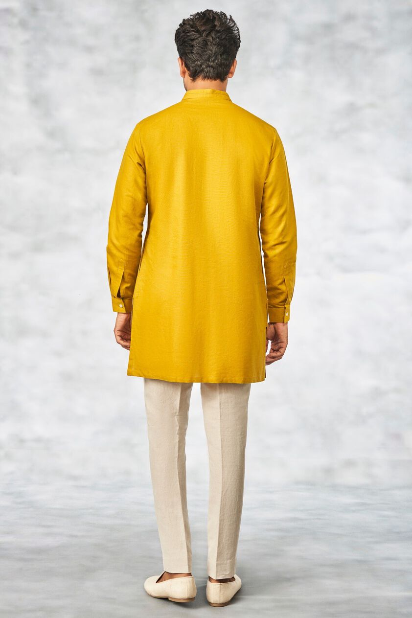 2 - Aveer Kurta – Mustard, image 2