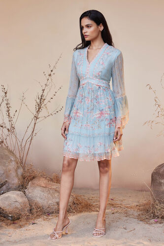 Sonora Dress - Blue, Blue, image 4