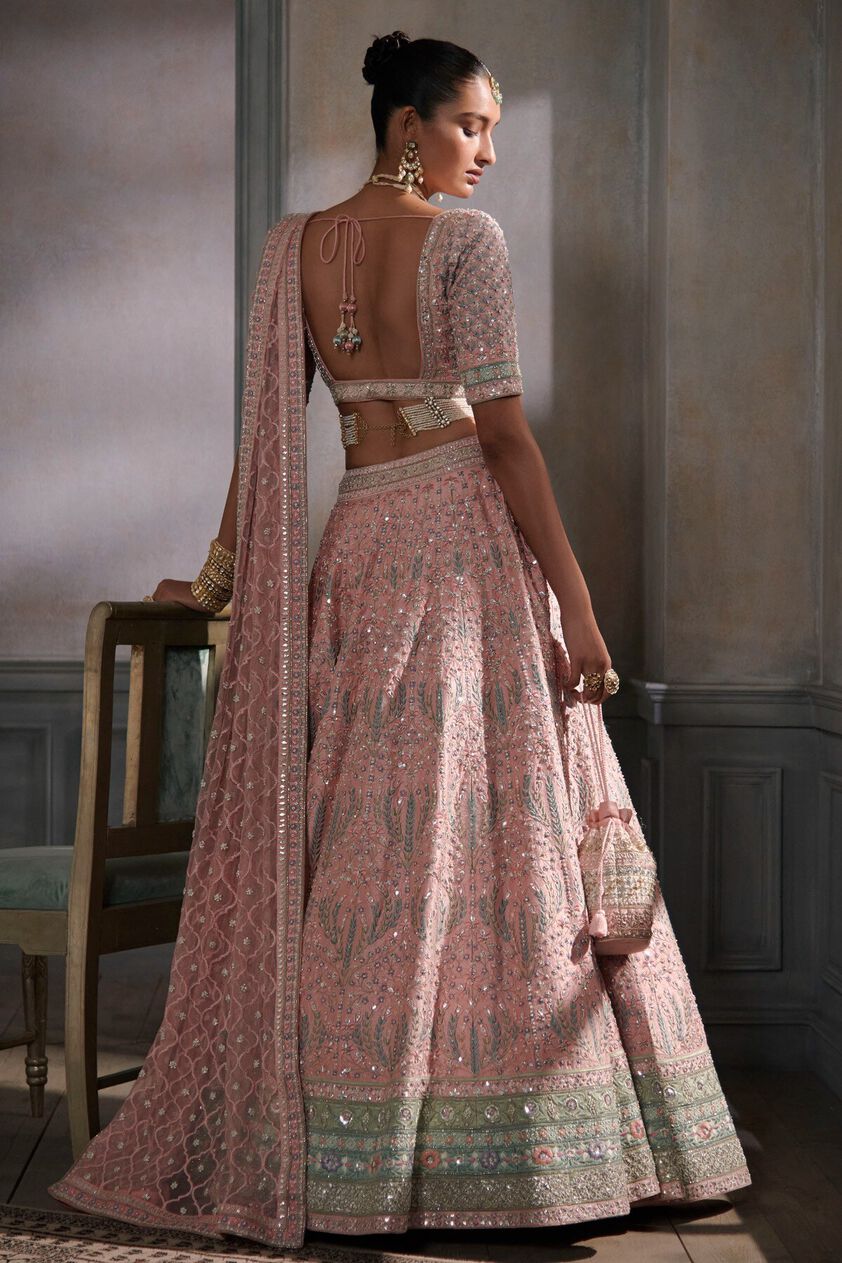 3 - Aeindri Lehenga Set – Blush, image 3