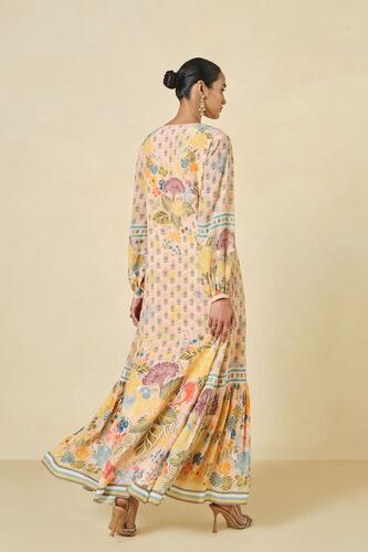 Morcan Printed Kaftan - Blush, Blush, image 3