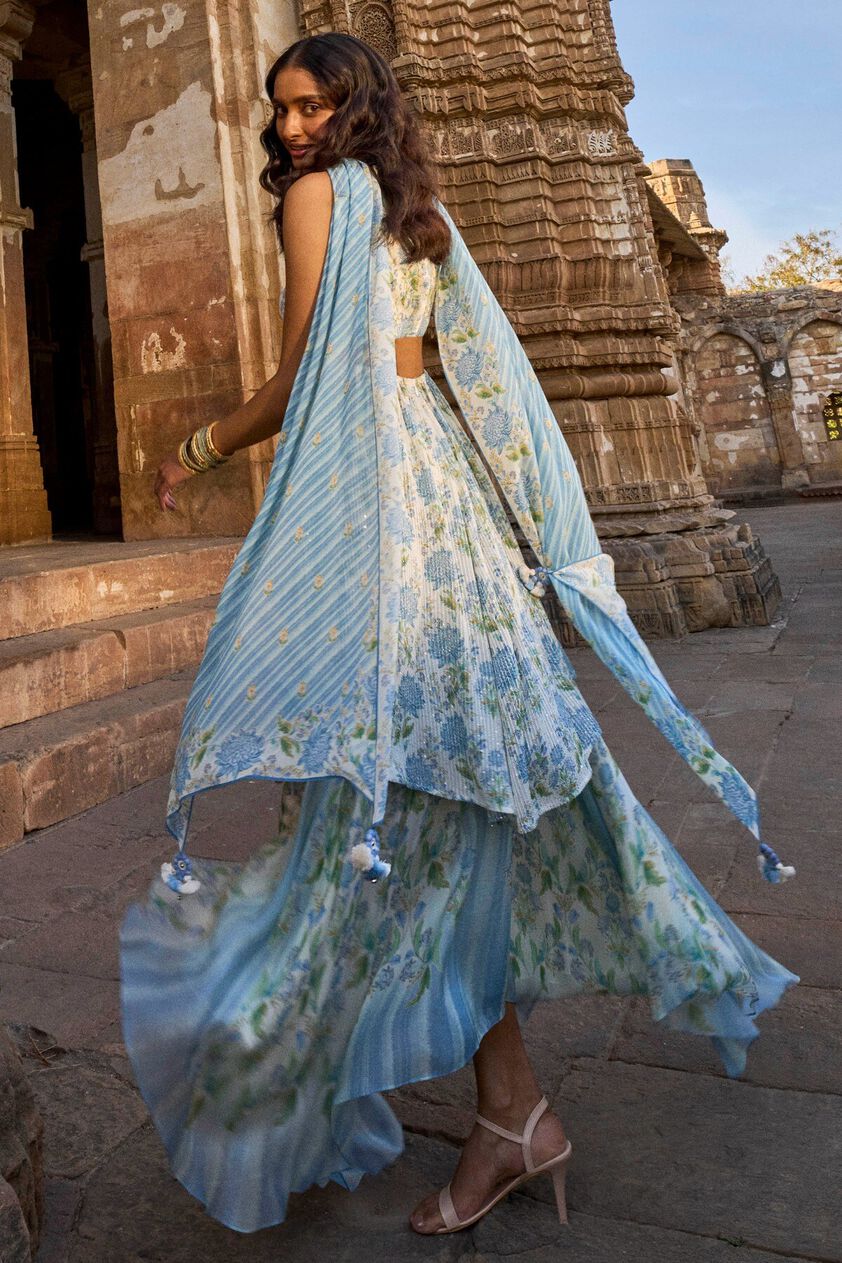 3 - Samara Skirt Set – Blue, image 3