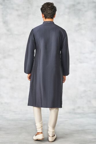 3 - Kaiser Kurta - Navy Blue, image 3