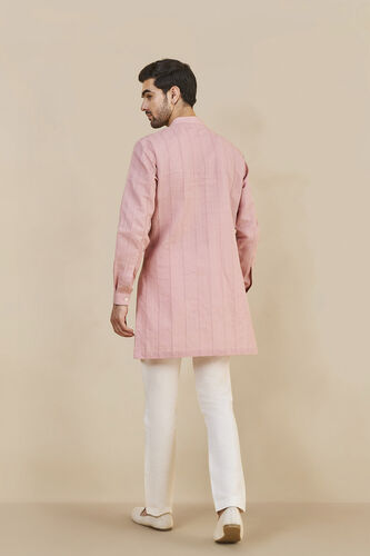 Sarish Linen Kurta - Rose Pink, Rose Pink, image 3