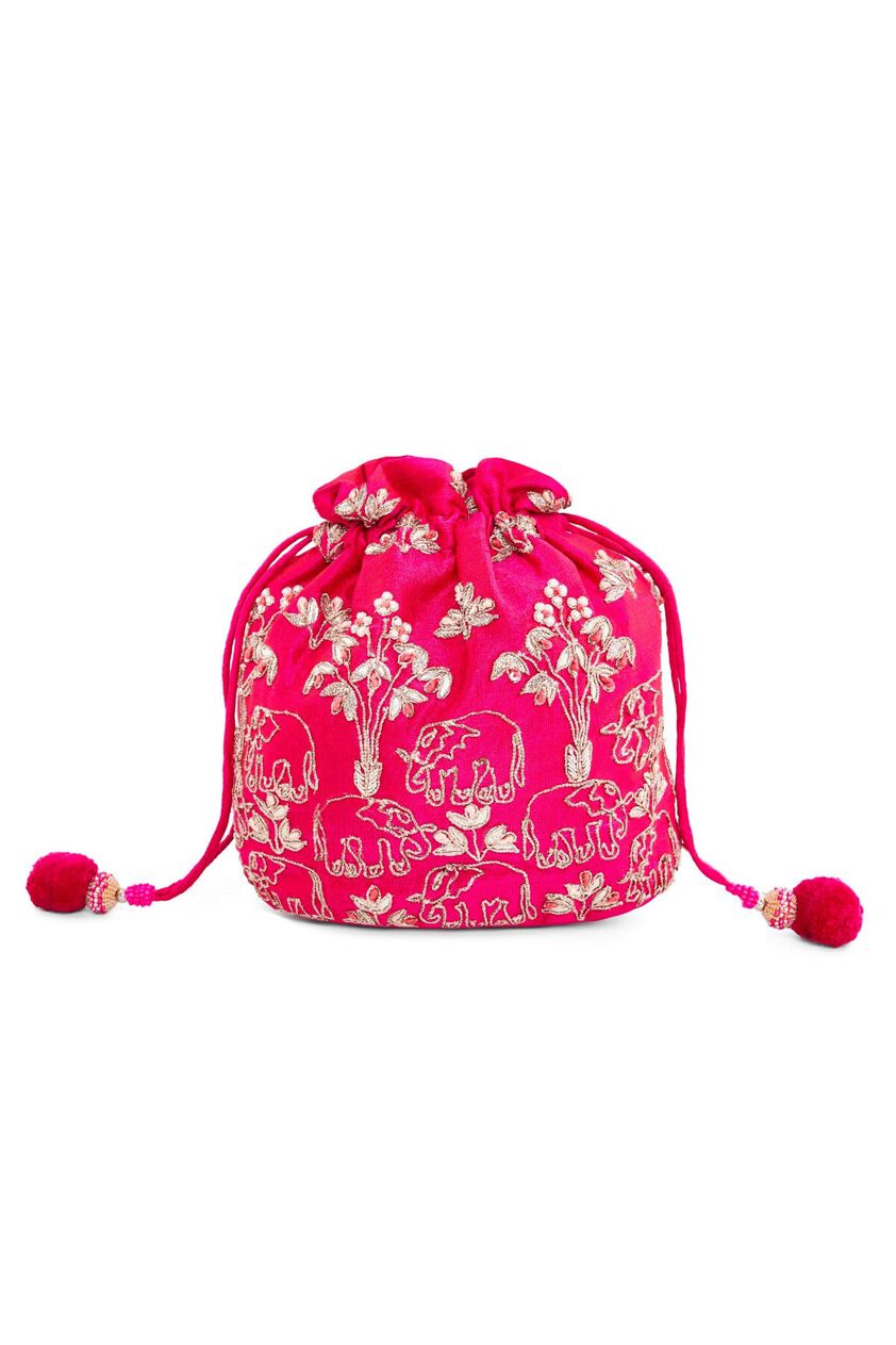 1 - Berry Red Potli, image 1
