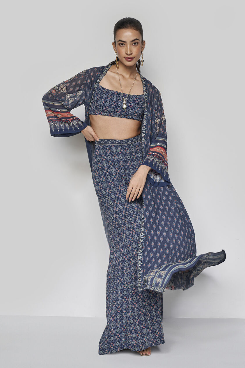 Leandra Jacket Set - Blue, Blue, image 2