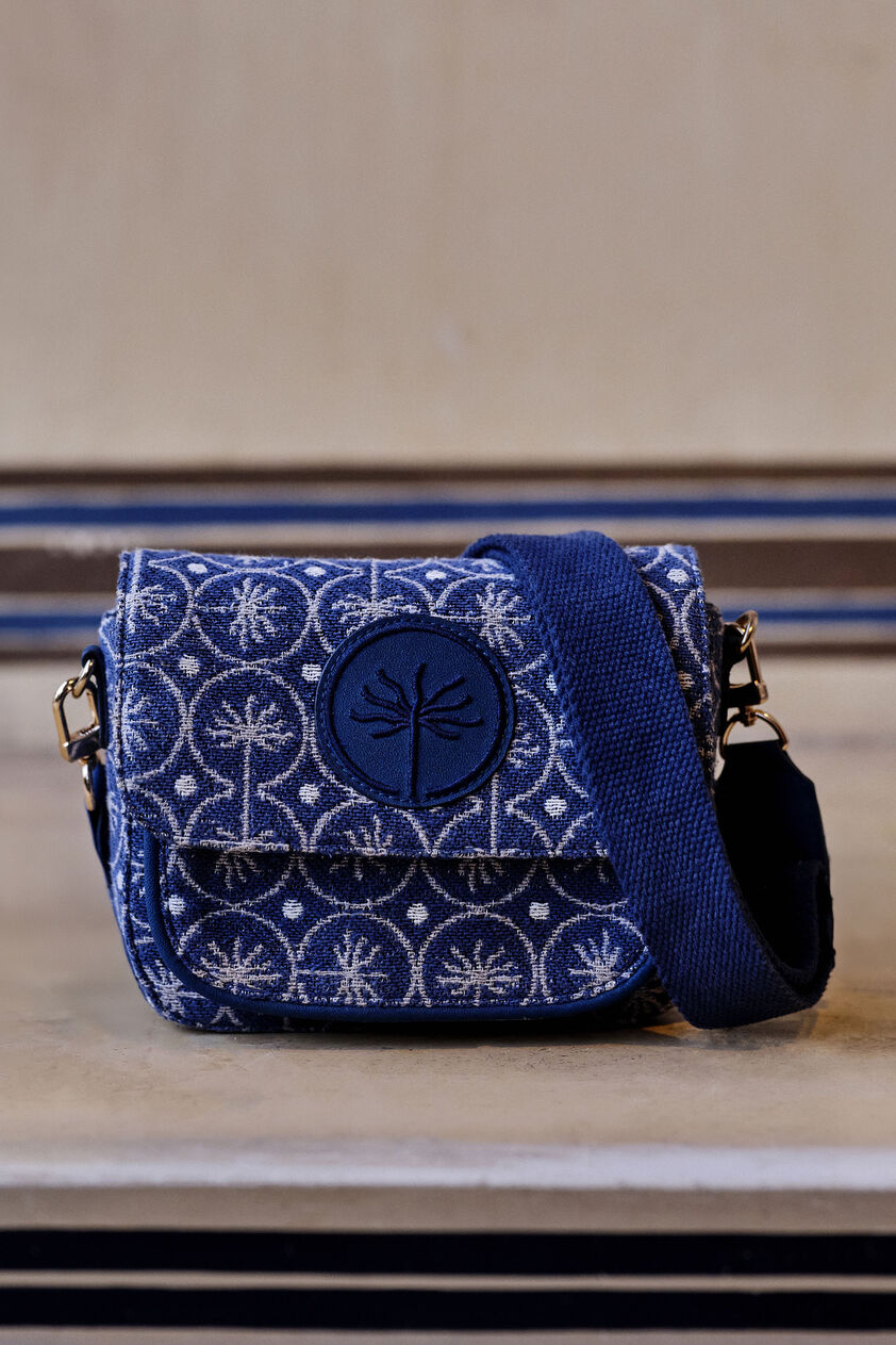 Root Core Crossbody Bag- Blue, Blue, image 1