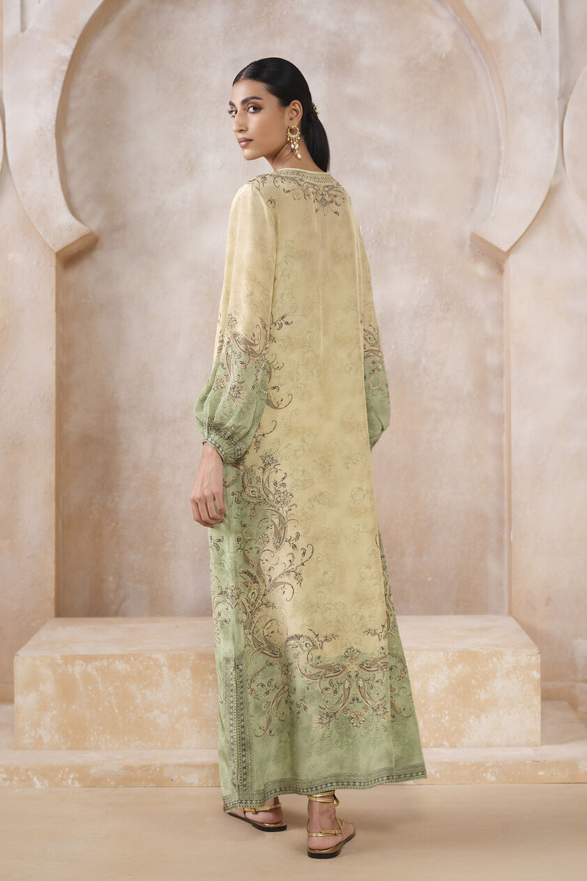 Norcia Kaftan - Green, Green, image 2