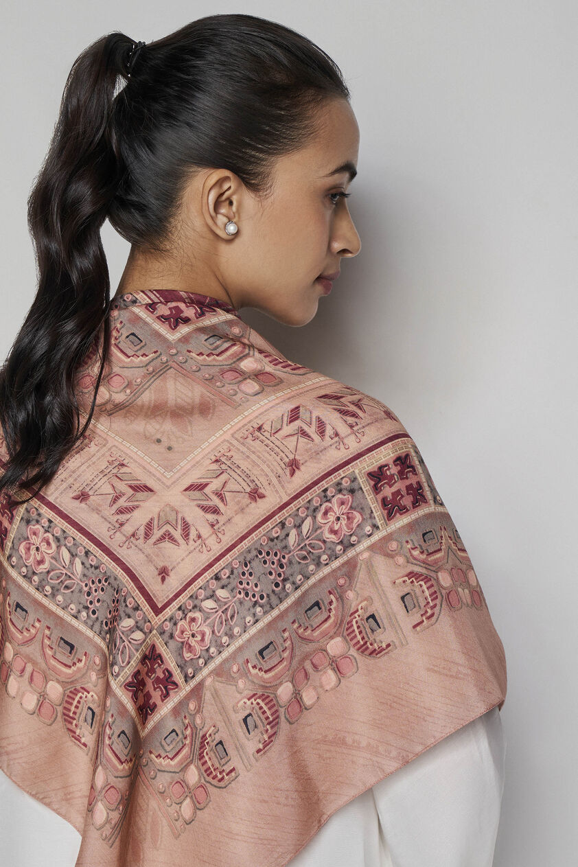 Louella Scarf - Onion Pink, Onion Pink, image 2