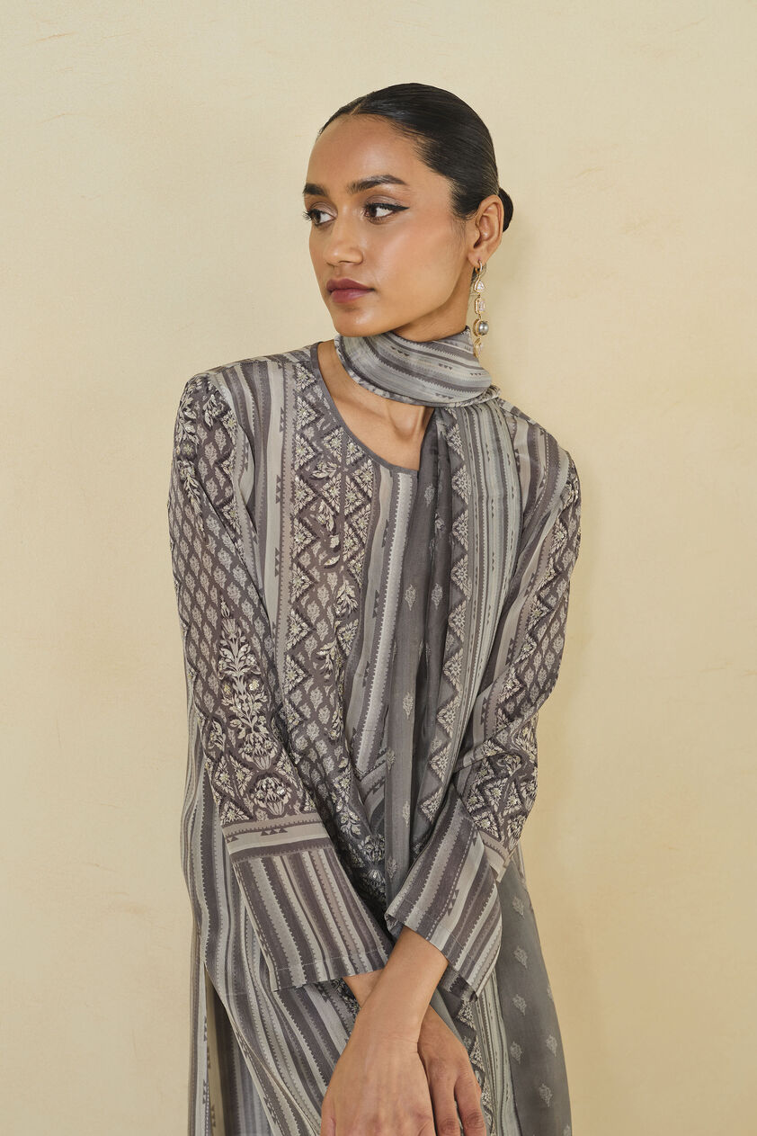 Astilbe Suit Set - Grey, Grey, image 4
