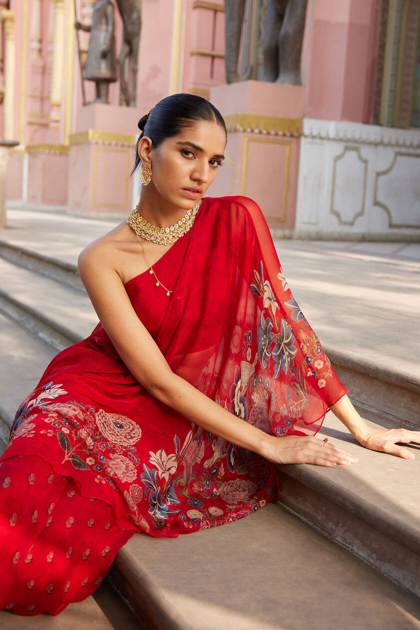 Elaheh Pant Set - Red, Red, image 8