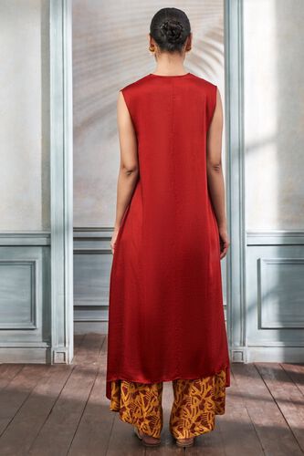 3 - Arudra Kurta Set - Maroon, image 3