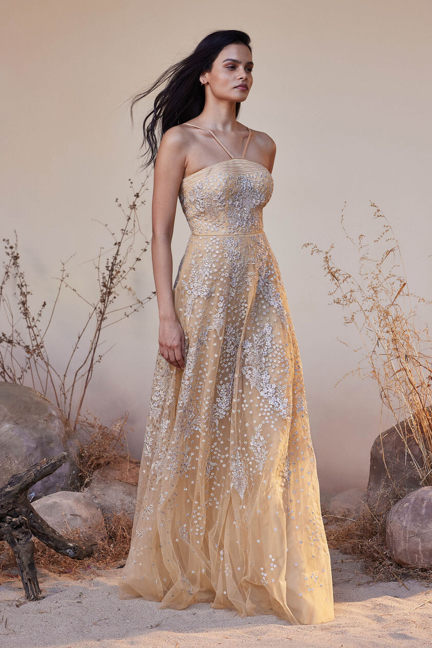 Aasfa Gown - Nude, Nude, image 4