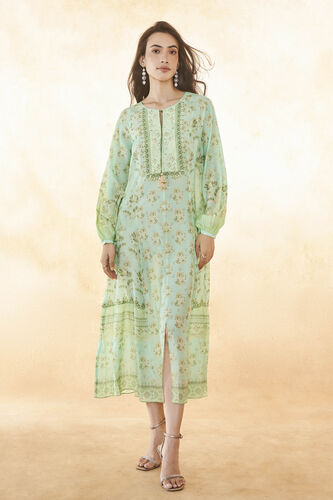 Jarek Tunic Dress - Green, Green, image 1