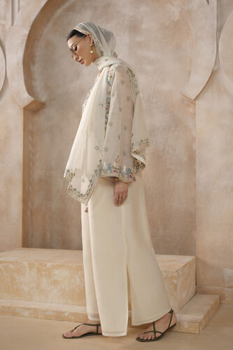 Seyoum Embroidered Mul Kaftan - Natural, Natural, image 4