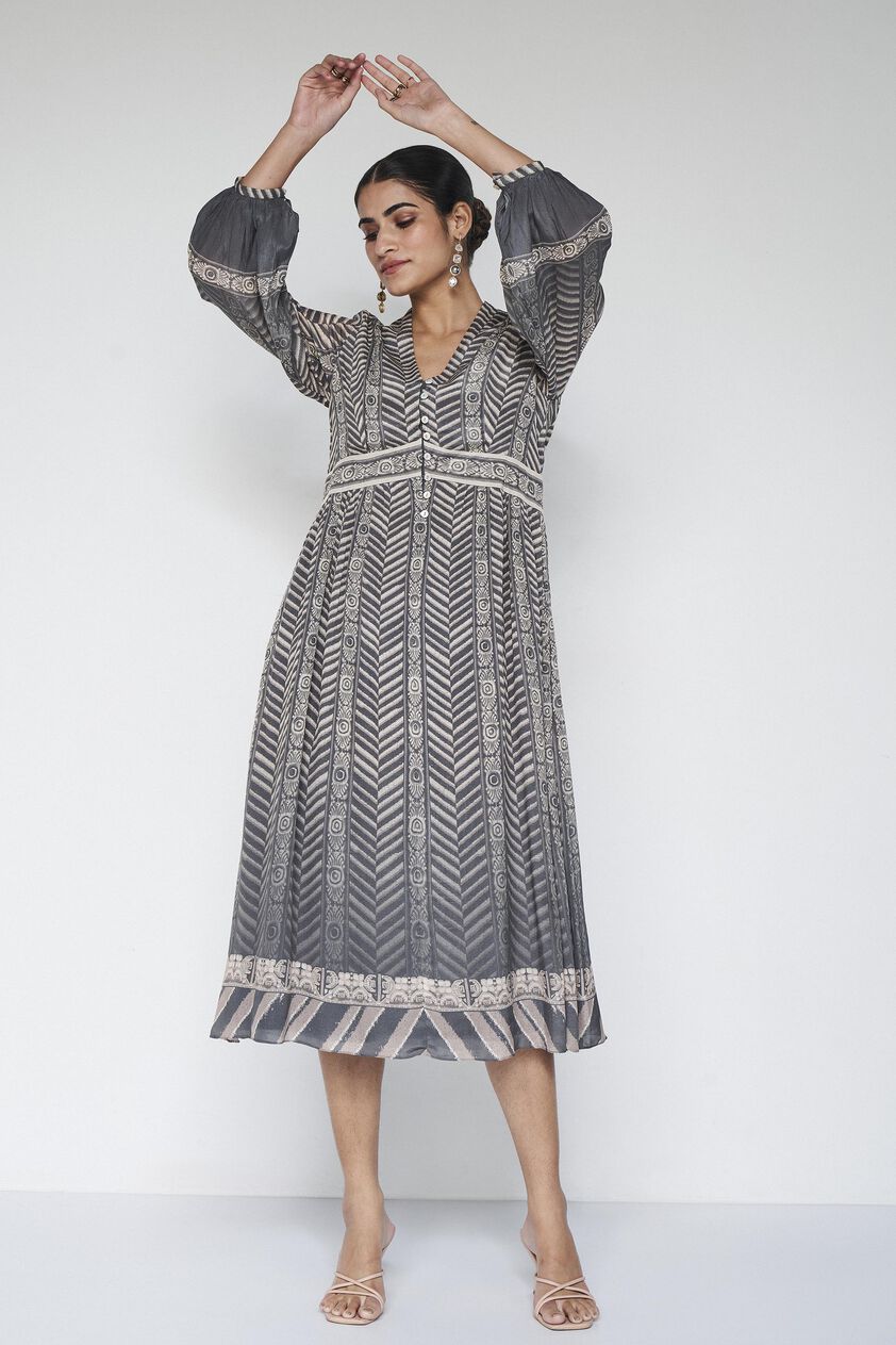 Johanna Dress - Grey, Grey, image 4