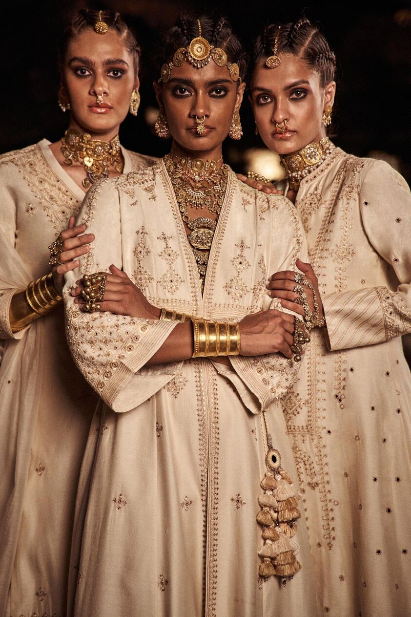 3 - Nandika Jacket Set – Ivory, image 3