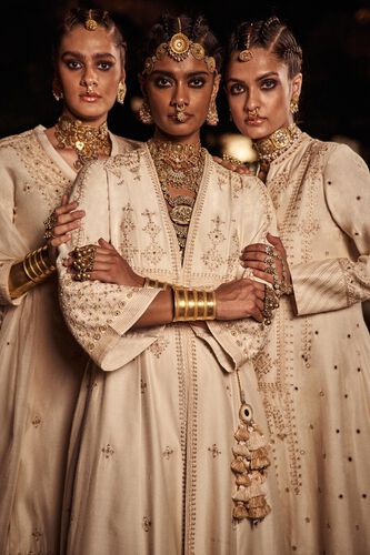 3 - Nandika Jacket Set – Ivory, image 3