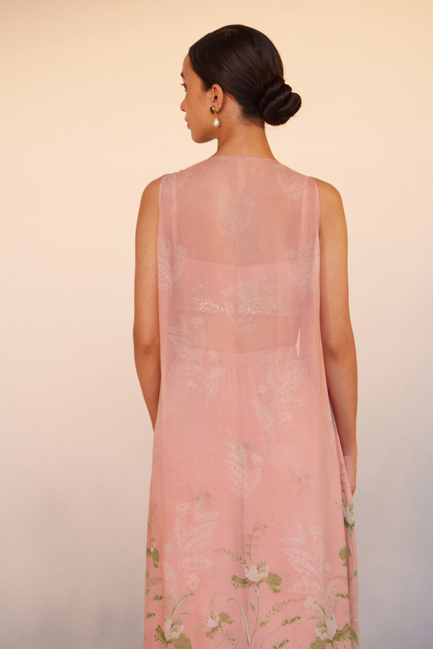Sama Crop Top Pant Set - Blush, Blush, image 9
