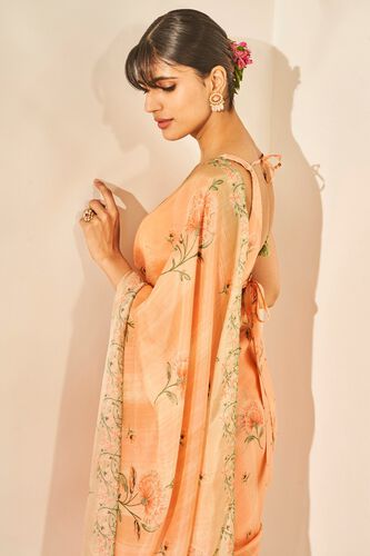 5 - Gamya Saree - Peach, image 5