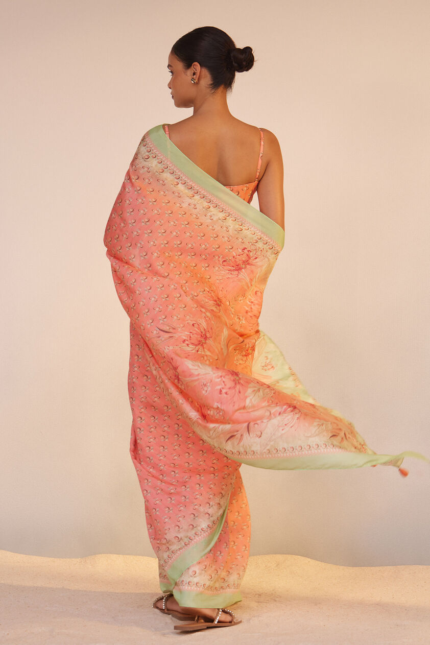 Umaiza Saree - Pink, Pink, image 3