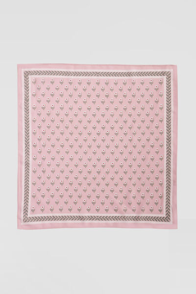 Baruni Pocket Square - Pink