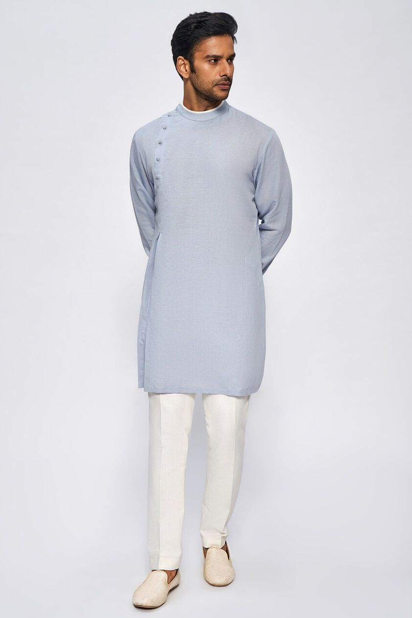 2 - Edhas Kurta – Powder Blue, image 2
