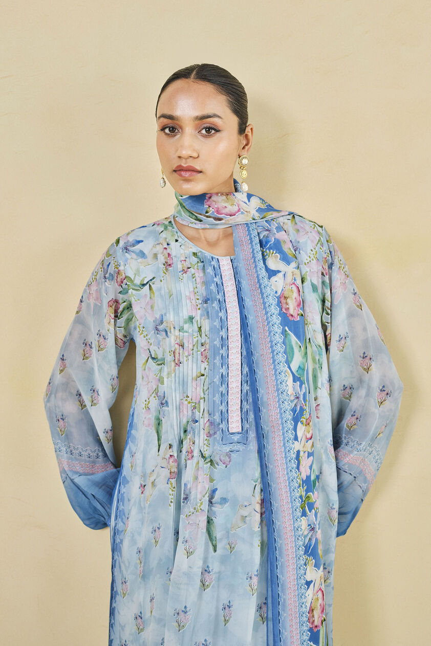 Dayflower Suit Set - Blue, Blue, image 4