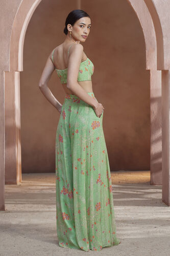 Juliette Crop Top Pant Set - Lime, Lime, image 8