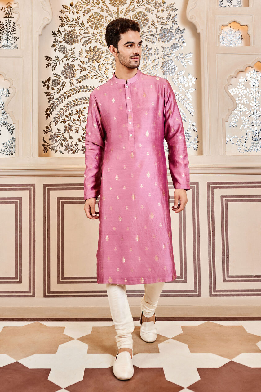 Avyan Kurta -Lilac, Lilac, image 2