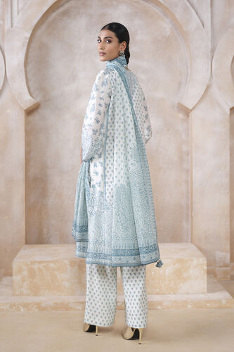 Miral Silk Suit Set - White, White, image 2